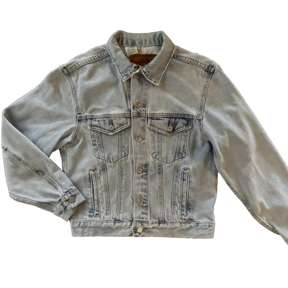 Vintage Calvin Klein Womens‎ Denim Coat Jean Jacket Size Small